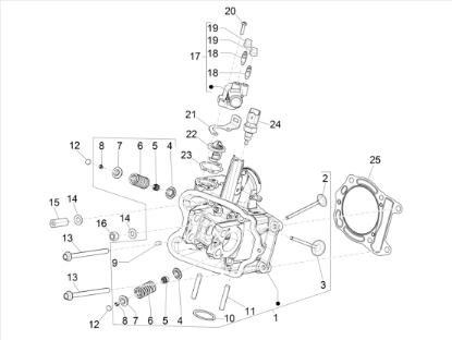 Εικόνα της ΑΠΟΣΤΑΤΗΣ ΚΕΦΑΛΗΣ ΚΥΛ BEVERLY 350-1A015269