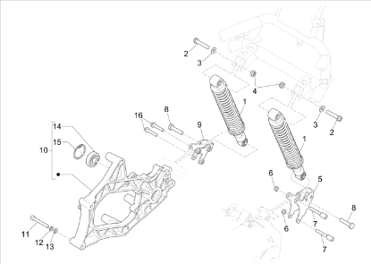 Εικόνα της ΑΜΟΡΤΙΣΕΡ ΠΙΣΩ MP3 400 HPE RST Sport ver-1C006422