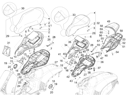 Εικόνα της ΒΑΣΗ ΣΕΛΑΣ VESPA 946 ΟΔΗΓΟΥ-1B0010615