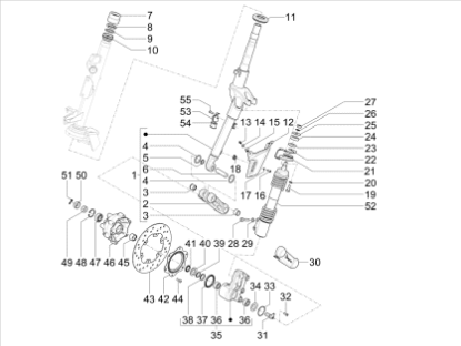 Εικόνα της ΑΜΟΡΤΙΣΕΡ ΜΠΡΟΣ VESPA 946 ΚΟΜΠΛΕ-1C000133