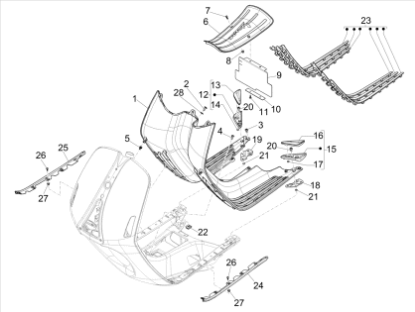 Εικόνα της ΚΑΠΑΚΙ ΜΠΑΤΑΡΙΑΣ VESPA 946 4T 3V-675511