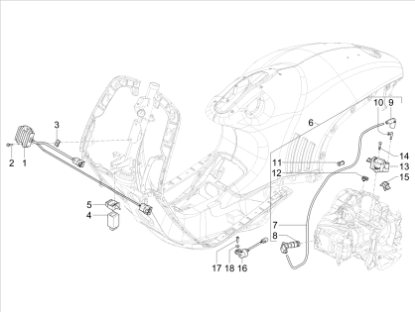 Εικόνα της ΑΚΡΟΦΥΣΙΟ ΠΟΛ/ΣΤΗ SCOOTER 125<>400-1A024520