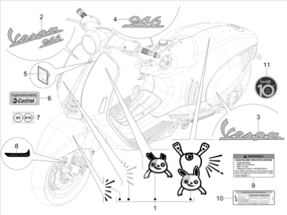 Εικόνα της ΑΥΤ/ΤΑ ΣΕΤ VESPA 946 10th anniversario-2H005952