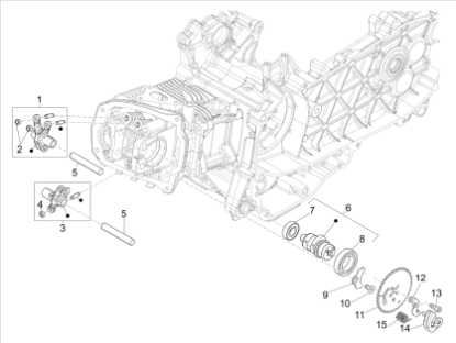 Εικόνα της ΑΝΤΙΒΑΡΟ ΑΠΟΣΥΜΠ SCOOTER 125 4T 3V 2-CM266202