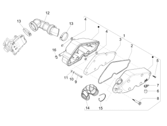 Εικόνα της ΦΙΛΤΡΟ ΑΕΡΟΣ VESPA 946-B0182130P