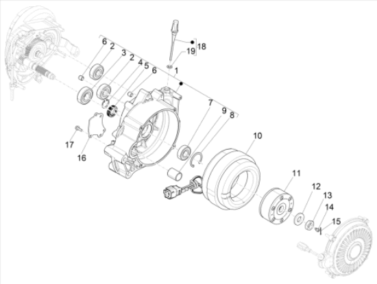 Εικόνα της ΡΟΥΛΕΜΑΝ ΚΑΡΤΕΡ ΜΕΤΑΔ VESPA EL 15Χ42Χ13-B014367