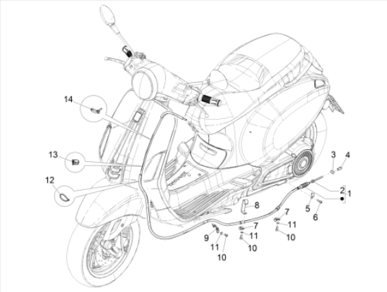 Εικόνα της ΝΤΙΖΑ ΠΙΣΩ ΦΡ VESPA ELETTRICA-1C002906