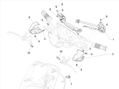 Εικόνα της ΔΙΑΚΟΠΤΗΣ VESPA ELETTRICA ΑΡΙΣΤ-1D002469