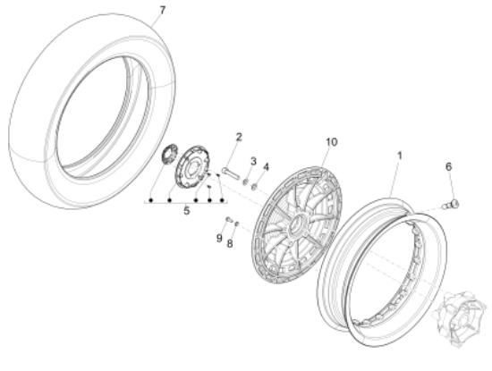 Εικόνα της ΕΛΑΣΤΙΚΟ MICHELIN 120/70-12 51S CITY GR2-CM319110