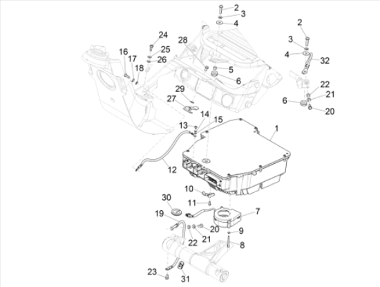 Εικόνα της ΣΥΣΤΗΜΑ ΔΙΑΧΕΙΡ ΚΙΝΗΤ/ΜΠΑΤΑΡ VESPA ELETT-1A0100675