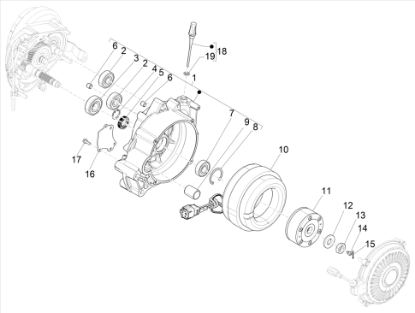 Εικόνα της ΑΙΣΘΗΤΗΡΑΣ ΣΤΡΟΦΩΝ ΡΟΤΟΡΑ VESPA ELETTR-1A010748