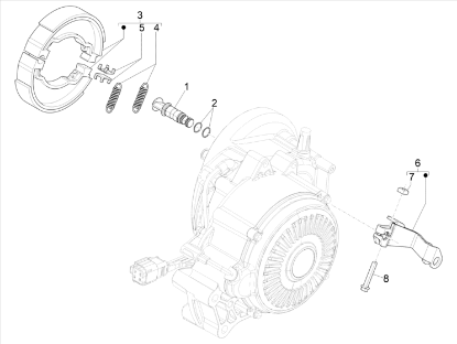 Εικόνα της ΚΑΡΥΔΑΚΙ ΠΙΣΩ ΦΡΕΝ VESPA ELETTRICA-B016476