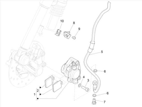 Εικόνα της ΒΙΔΑ ΓΙΑ ΜΑΡΚΟΥΤΣΙ ΦΡΕΝΟΥ BEVERLY ABS-2B011672R