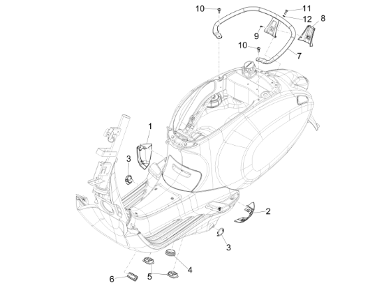 Εικόνα της ΚΑΠΑΚΙ ΜΙΚΡΟ VESPA ELETTRICA ΓΚΡΙ 719 ΔΕ-67362700HV