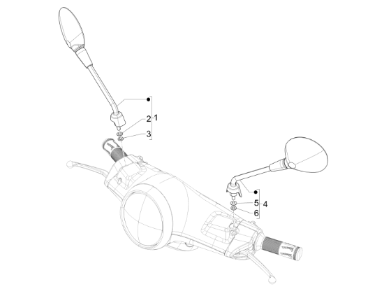 Εικόνα της ΚΑΘΡΕΠΤΗΣ VESPA PRIMAV-ELETT 07-20> ΑΡ-CM316801