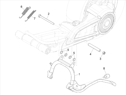 Εικόνα της ΒΙΔΑ ΣΤΑΝ SCOOTER M10x130-1C002692