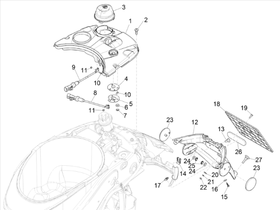 Εικόνα της ΦΛΑΝΤΖΑ ΜΠΟΥΤΟΝ VESPA ELETTRICA-1B004930