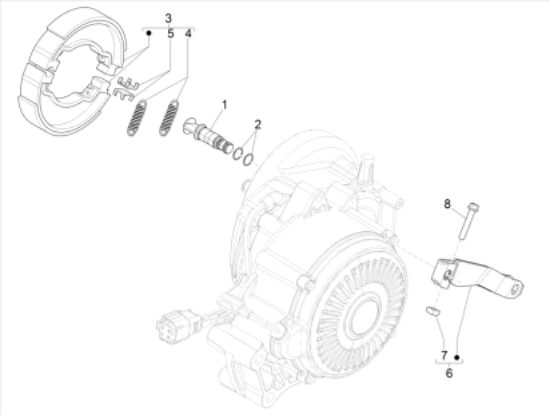 Εικόνα της ΚΑΡΥΔΑΚΙ ΠΙΣΩ ΦΡΕΝ VESPA ELETTRICA-B016476