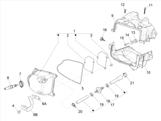 Εικόνα της ΦΛΑΝΤΖΑ ΘΕΣΗΣ ΜΠΟΥΖΙ SCOOTER 50<>150-B015566