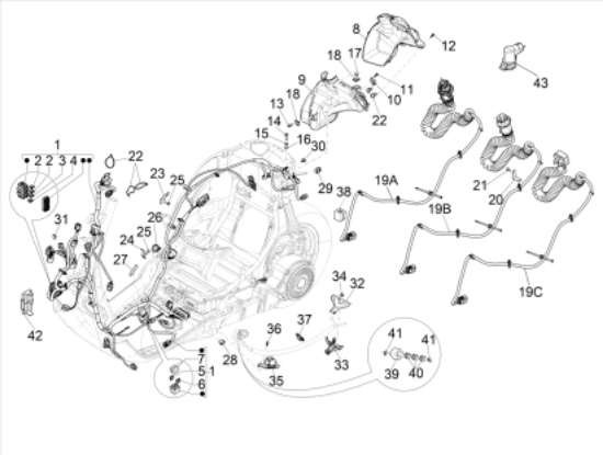 Εικόνα της ΕΛΑΣΜΑ ΣΤΗΡ ΚΑΛΩΔΙΟΥ VESPA ELETTR-1B005497