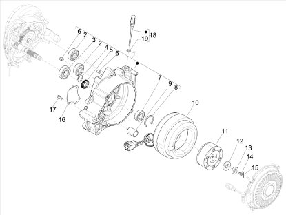 Εικόνα της ΑΙΣΘΗΤΗΡΑΣ ΣΤΡΟΦΩΝ ΡΟΤΟΡΑ VESPA ELETTR-1A010748