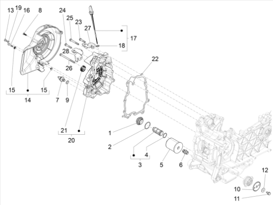 Εικόνα της ΚΑΠΑΚΙ ΒΟΛΑΝ SCOOTER 125/150 4T 3V-8798545