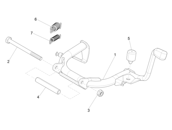 Εικόνα της ΣΤΑΝ ΚΕΝΤΡΙΚΟ VESPA PRIM-SPR 125-150 E5-1C004090