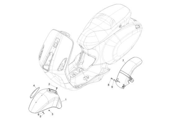 Εικόνα της ΦΤΕΡΟ ΜΠΡΟΣ VESPA PRIMAVERA ΠΡΑΣ 350/A-1B006643000VK