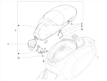 Εικόνα της ΚΑΛΥΜΜΑ ΣΕΛΑΣ VESPA PRIMAVERA WOTHERSP-1B008652