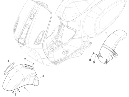 Εικόνα της ΠΟΥΛΑΔΑ ΦΤΕΡΟΥ VESPA PRIMAVERA MY 16<>19-1B003895