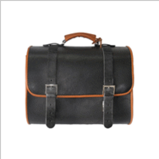 Εικόνα της ΤΣΑΝΤΑ ΒΑΛΙΤΣΑ VESPA ΔΕΡΜΑΤΙΝΗ ΜΑΥΡΗ-605887M00N