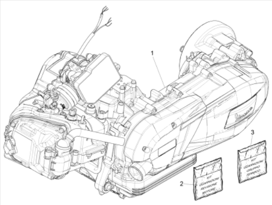 Εικόνα της ΣΕΤ ΦΛΑΝΤΖΕΣ FLY-LIB 125 4T/3V ΚΥΛ/ΚΕΦ-1R000309