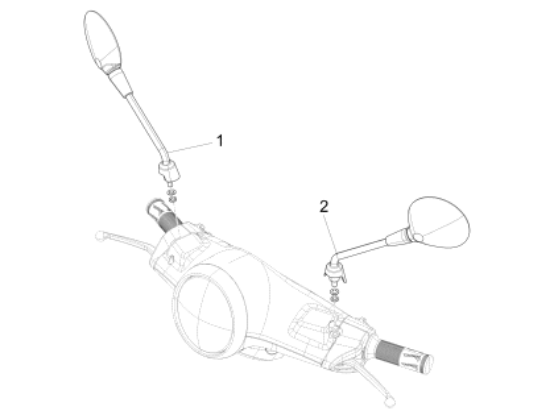 Εικόνα της ΚΑΘΡΕΠΤΗΣ VESPA PRIMAVERA MICKEY MOUS Α-CM316810