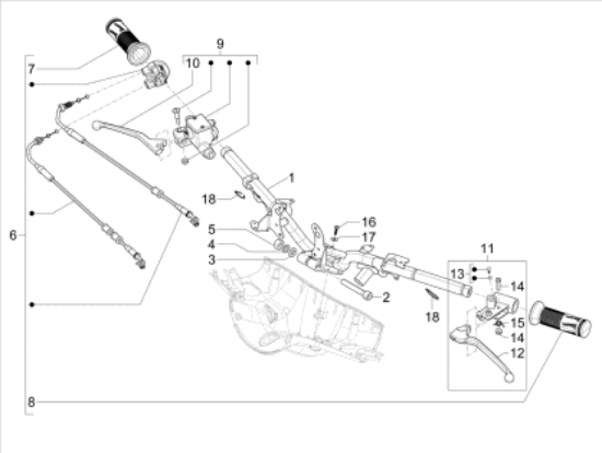 Εικόνα της ΣΚΡΙΠ ΓΚΑΖΙΟΥ VESPA PRIM-SPRINT ΚΟΜΠΛ-CM087730