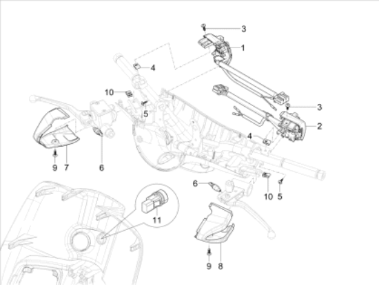 Εικόνα της ΚΑΠΑΚΙ ΔΙΑΚΟΠΤΗ VESPA ELETTRICA-1B005436