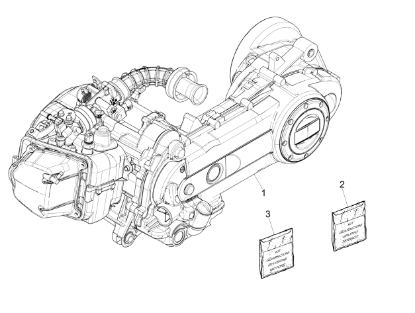 Εικόνα της ΣΕΤ ΦΛΑΝΤΖΕΣ SCOOTER 50 4T 3V Ε4 ΚΥΛ/ΚΕ-1R000331