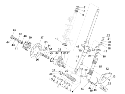 Εικόνα της ΑΜΟΡΤΙΣΕΡ ΜΠΡΟΣ VESPA SPRINT-PRIM 05-17>-1C004075R