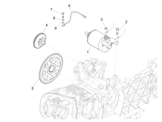 Εικόνα της ΚΟΡΩΝΑ ΒΟΛΑΝ SCOOTER 125 150 E3-E4-E5-1A006073