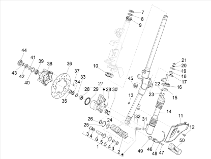 Εικόνα της ΑΜΟΡΤΙΣΕΡ ΜΠΡΟΣ VESPA SPRINT-PRIM 05-17>-1C004075R