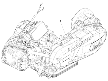 Εικόνα της ΚΙΝΗΤΗΡΑΣ VESPA PRIMAVERA/SPRINT 125 4T-CM1628515