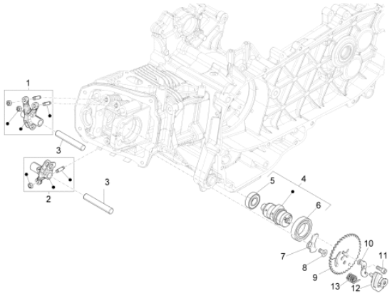 Εικόνα της ΕΚΚΕΝΤΡΟΦΟΡΟΣ SCOOTER 150 4T-3V MY12>-1A0037710B