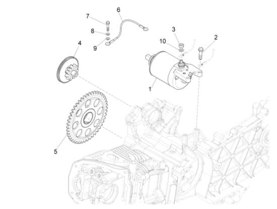 Εικόνα της ΚΟΡΩΝΑ ΒΟΛΑΝ SCOOTER 125 150 E3-E4-E5-1A006073