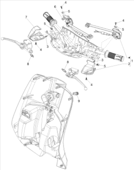 Εικόνα της ΔΙΑΚΟΠΤΗΣ ΦΩΤΩΝ VESPA PRIM-SPRINT ΔΕΞ-1D002365