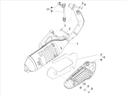 Εικόνα της ΠΡΟΦΥΛΑΚΤΗΡΑΣ ΕΞΑΤΜ VESPA SPRINT E5-1A0228865