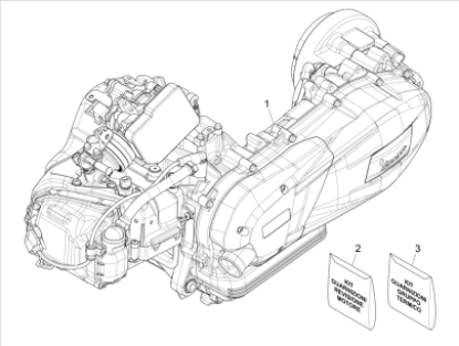 Εικόνα της ΣΕΤ ΦΛΑΝΤΖΕΣ FLY-LIB 125 4T/3V ΚΥΛ/ΚΕΦ-1R000309