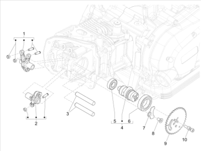 Εικόνα της ΕΚΚΕΝΤΡΟΦΟΡΟΣ SCOOTER 125 4T-3V MY12>-1A0035075