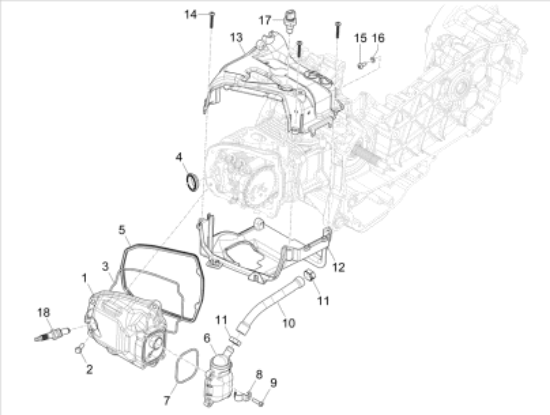 Εικόνα της ΦΛΑΝΤΖΑ ΘΕΣΗΣ ΜΠΟΥΖΙ SCOOTER 50<>150-B015566