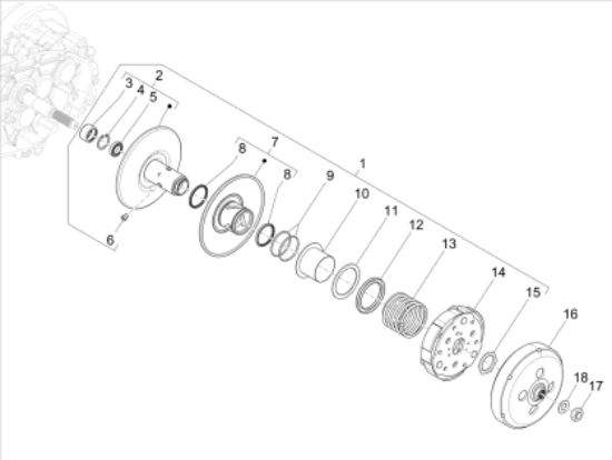 Εικόνα της ΑΦΑΛΟΣ ΚΟΜΠΛΕΡ LIBERTY 125-150 4T 3V-B019156