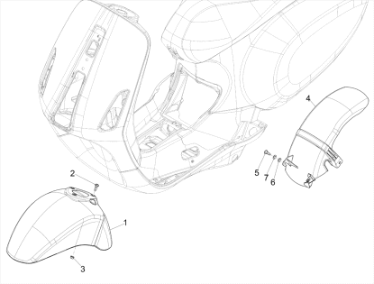 Εικόνα της ΦΤΕΡΟ ΜΠΡΟΣ VESPA SPRINT ΚΟΚΚ 894-1B006646000R7