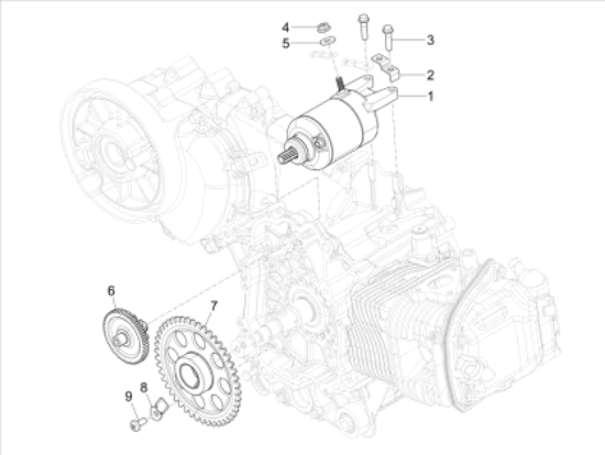 Εικόνα της ΚΟΡΩΝΑ ΒΟΛΑΝ SCOOTER 125 150 E3-E4-E5-1A006073